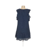 J. Crew Blue Midi Shift Dress - Women's S