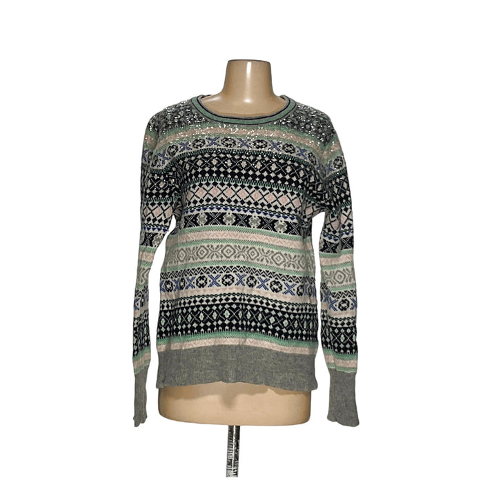 J.Crew Multicolor Wool Pullover Sweater