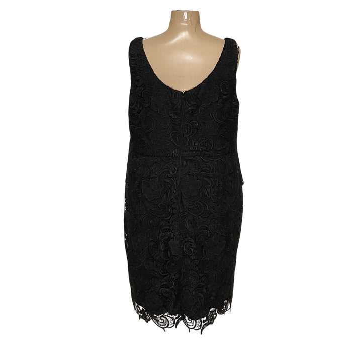 PATRA Plus Size Black Shift Dress