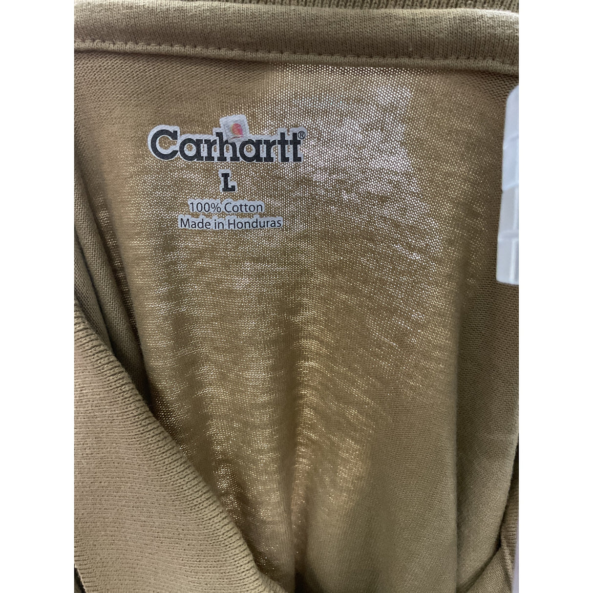 Carhartt Green Cotton Polo Shirt - Men's Size L