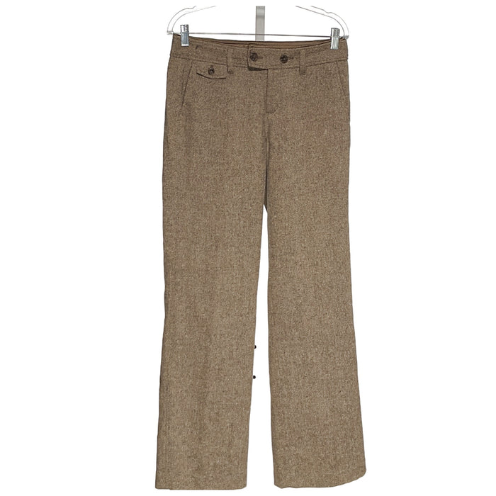 Eddie Bauer Beige Wool Ankle Pants