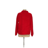 LOFT Red Henley Sweater Size S