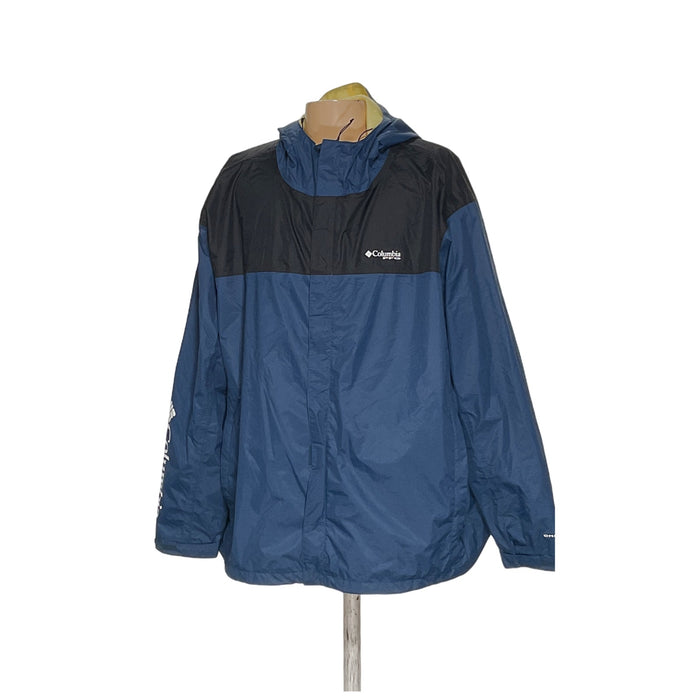 Columbia Men's Blue Windbreaker Jacket - Big 4X