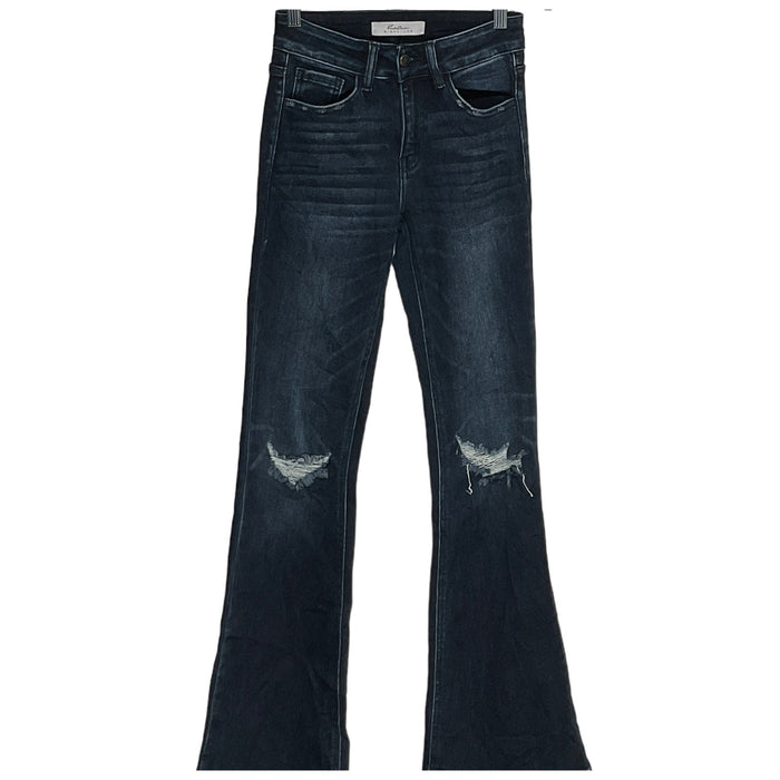 Kancan Paperbag Jeans - Blue, Size 25