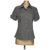 BR Gray Button-Up Shirt, Size 10