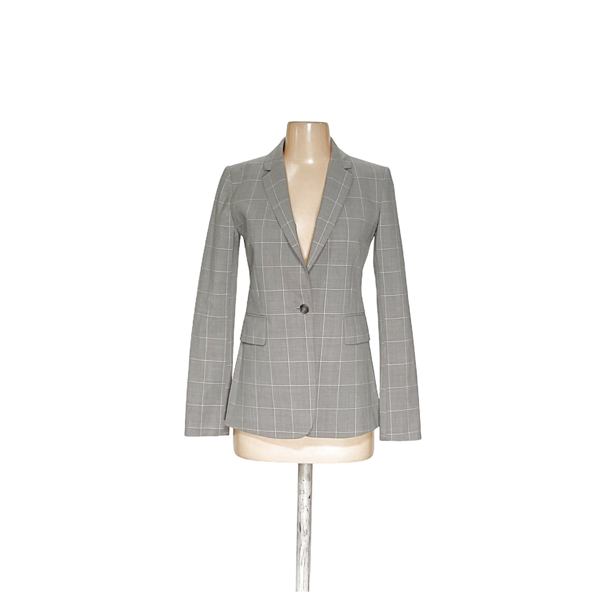 Theory Gray Wool Blazer - Women's Size 00