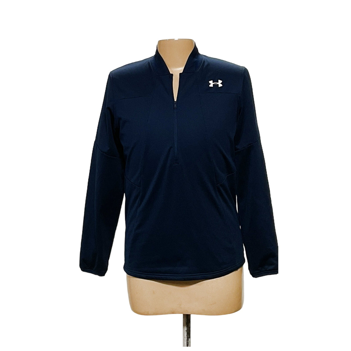 Under Armour Blue Polyester Henley Sweatshirt