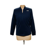 Under Armour Blue Polyester Henley Sweatshirt