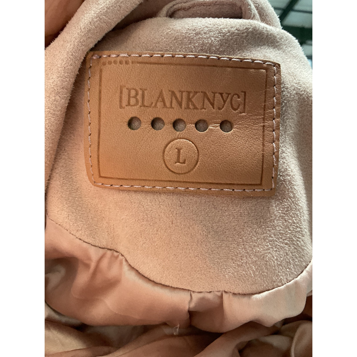 Blank NYC Pink Leather Jacket