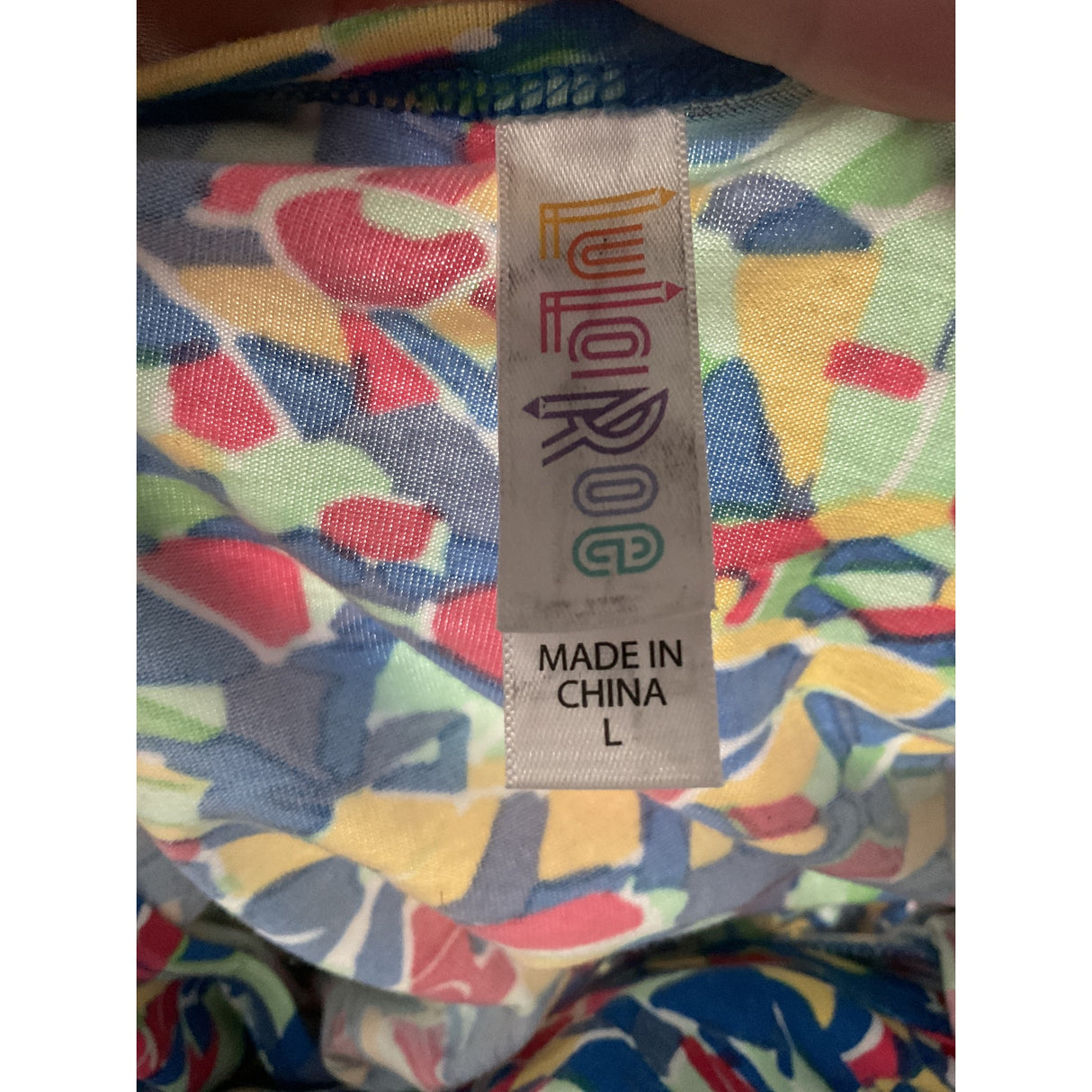 Lularoe Multicolor Canvas Blouse