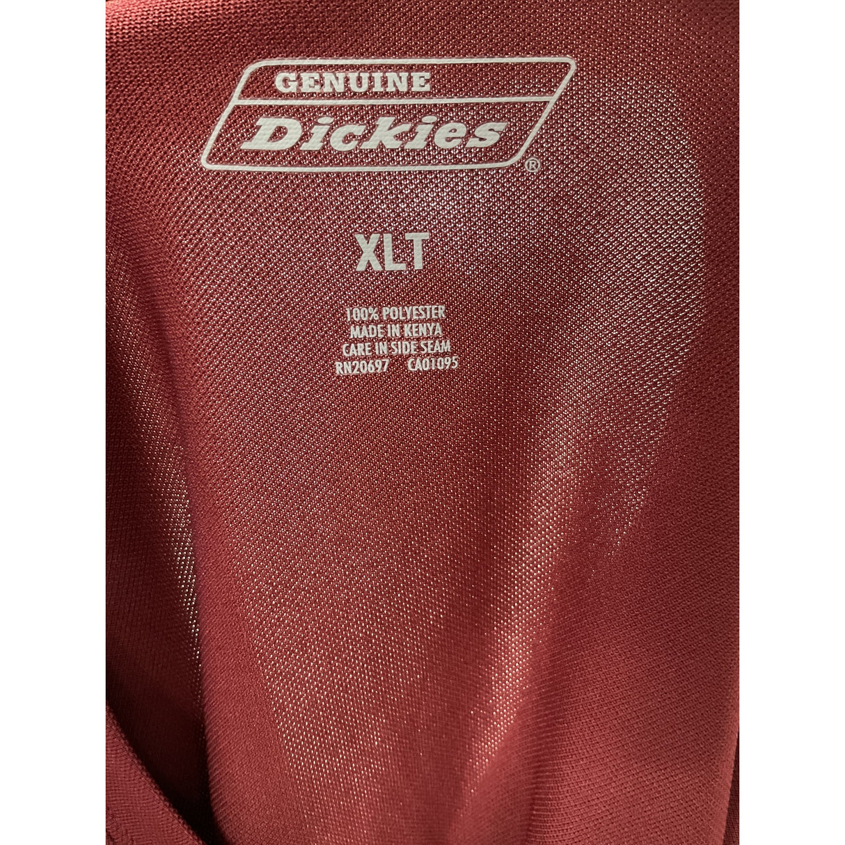 Dickies Red Big & Tall Men's T-Shirt (XLT)