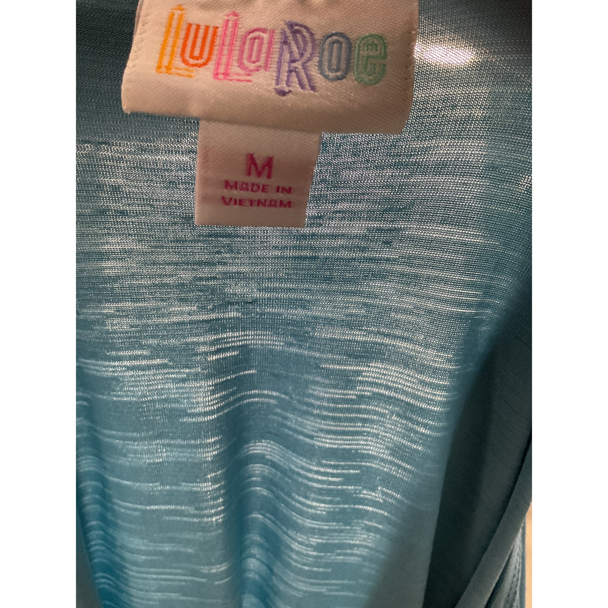 Lularoe Blue Polyester Blouse M