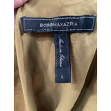 BCBGMAXAZRIA Green Cotton Blouse - Women's L