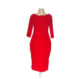 ZARA Red Midi Dress, L