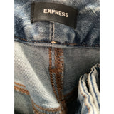 Express Blue Denim Skyscraper Jeans