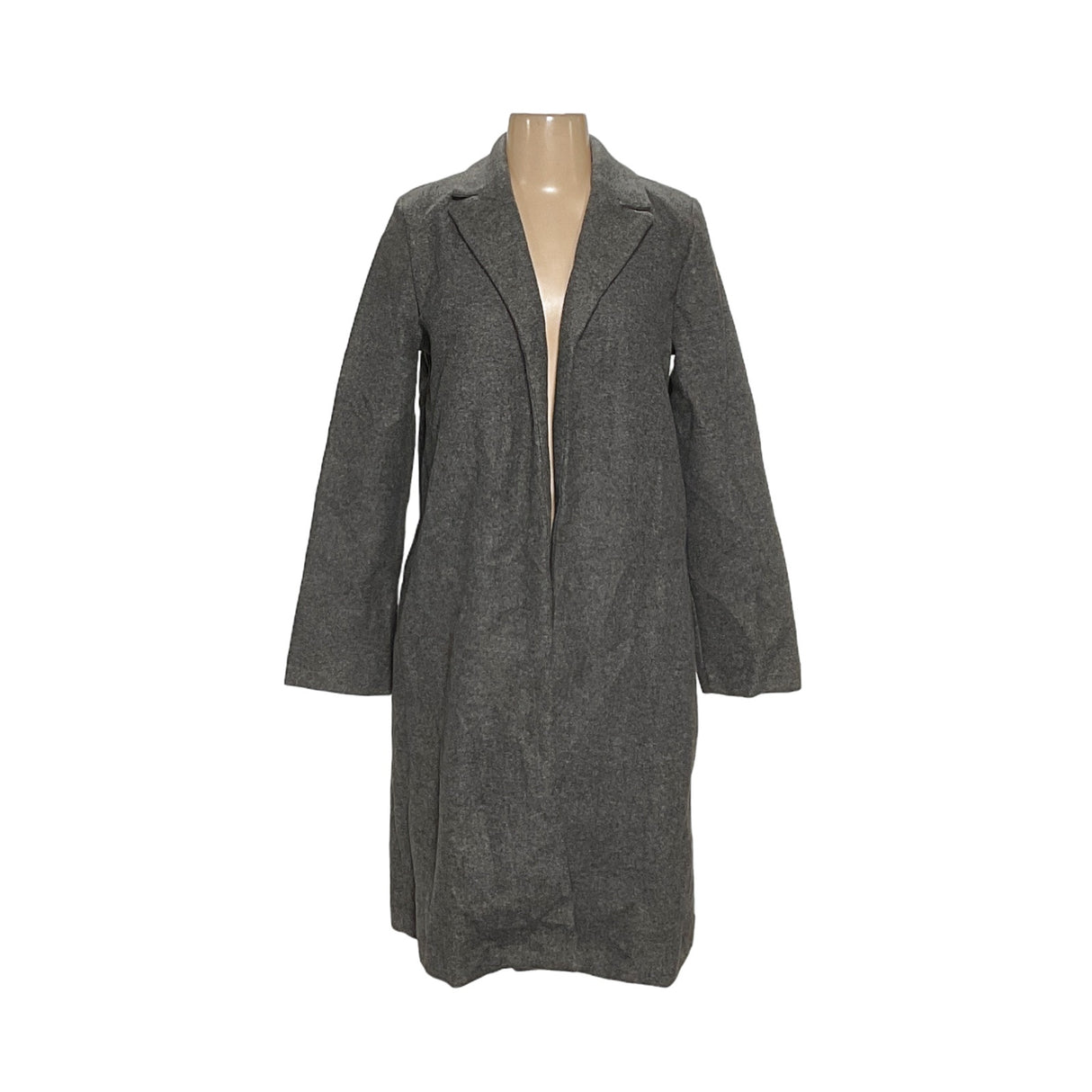 ZARA Gray Overcoat - Women's Size S