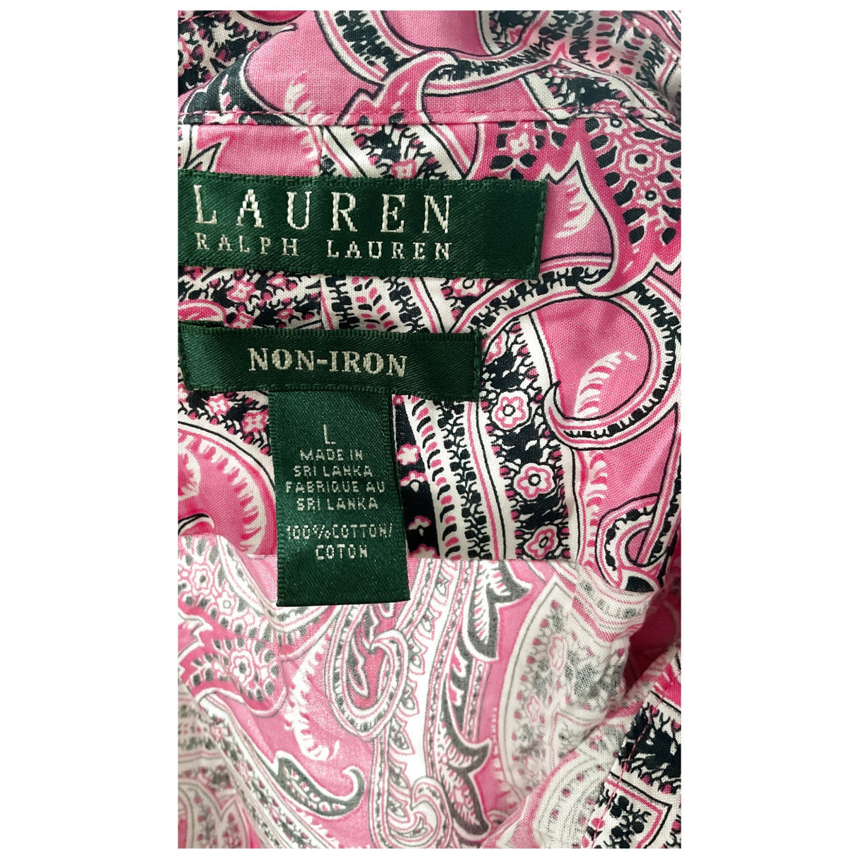 Lauren Ralph Lauren Multicolor Button-Up Top - L