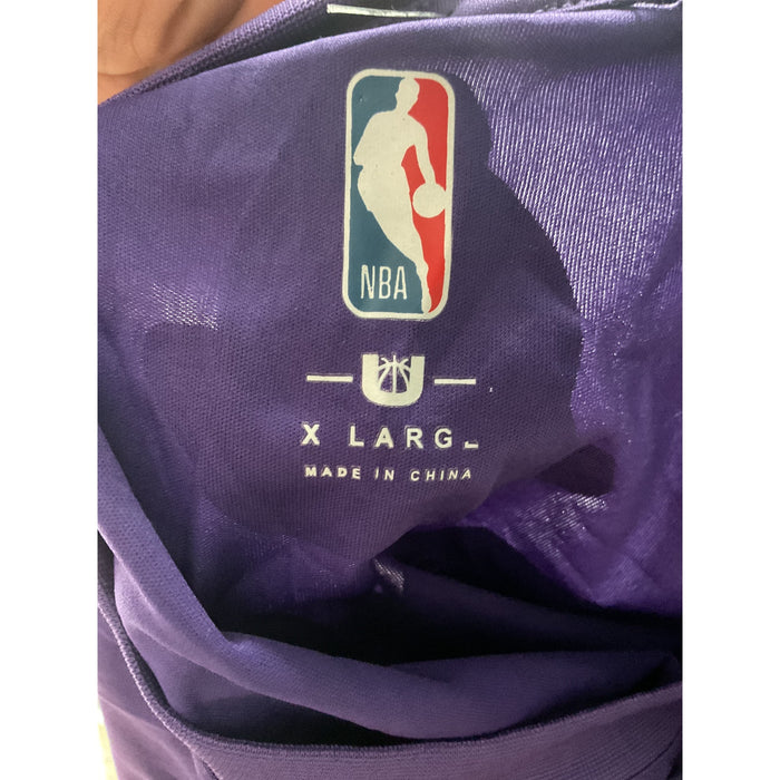 NBA Men's Purple Polyester T-Shirt - XL