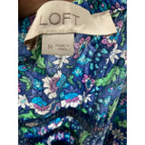 LOFT Blouson Dress - Multicolor, Size M