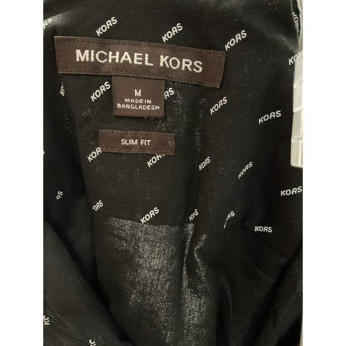 Michael Kors Men's Black Button-Up Shirt