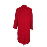 Talbots Red Wool Overcoat