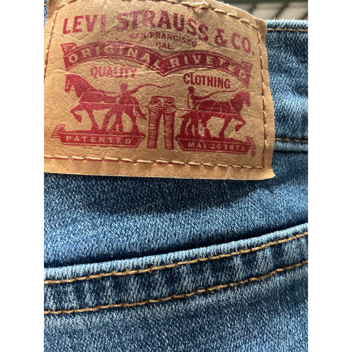 Levi's Blue Women's Ankle Jeans - Size 12