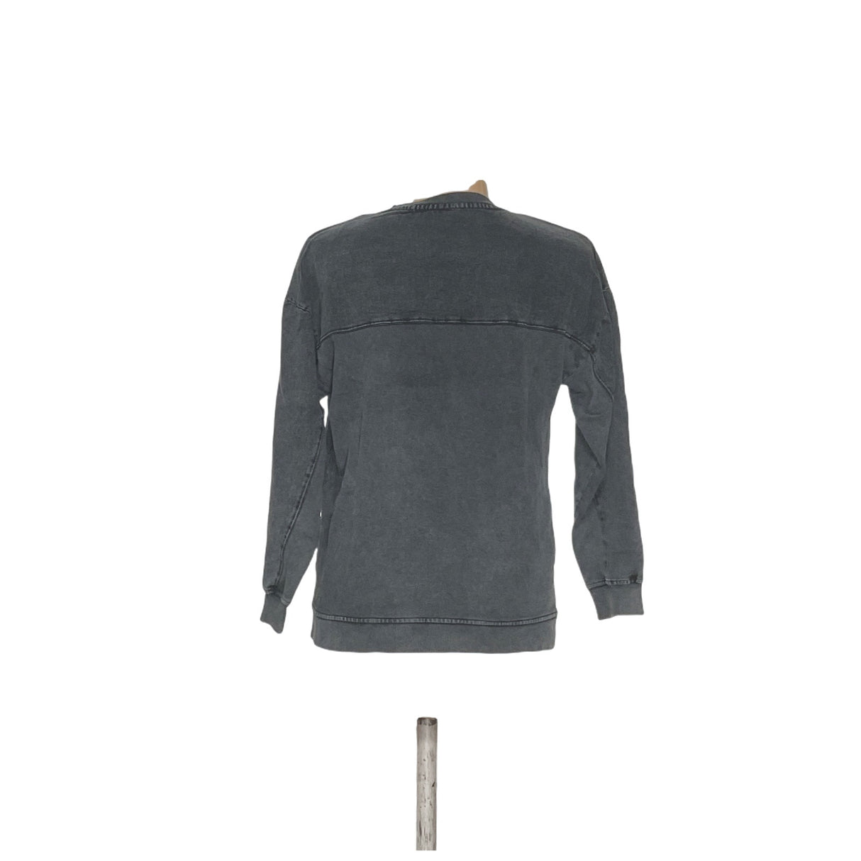 ZARA Gray Cotton Pullover Sweater