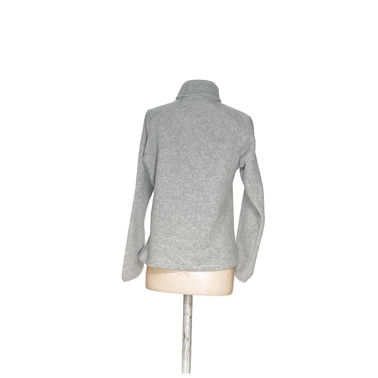 Columbia Women's Gray Fleece Henley Sweater