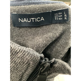 Nautica Men's Gray Henley Sweater - Size L