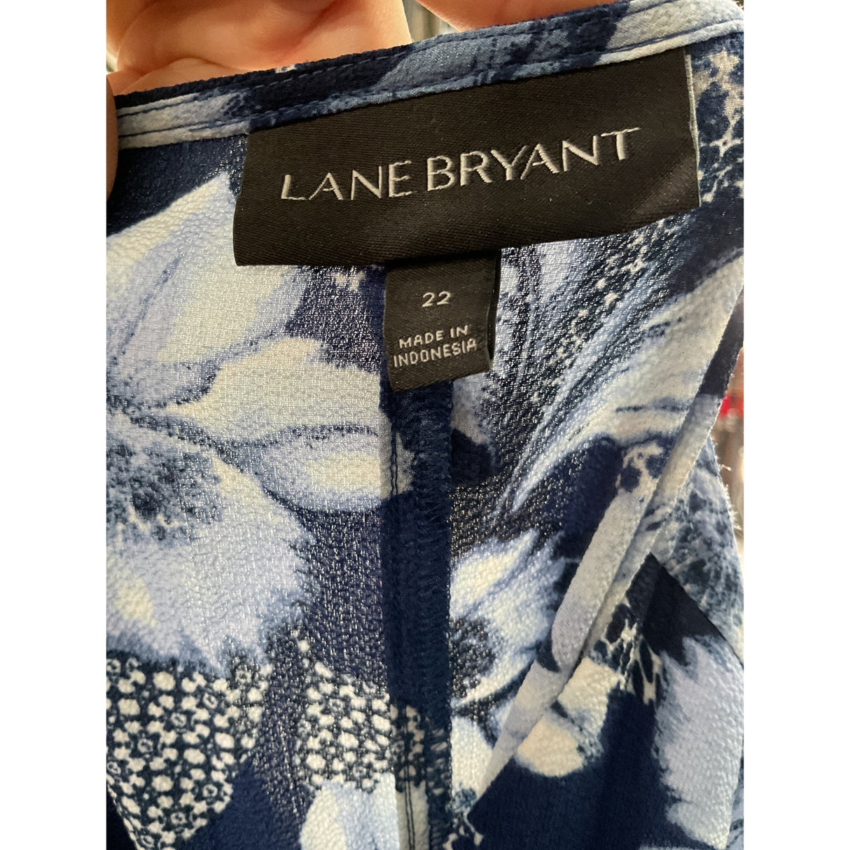 Lane Bryant Women's Blue Blouse Size 22