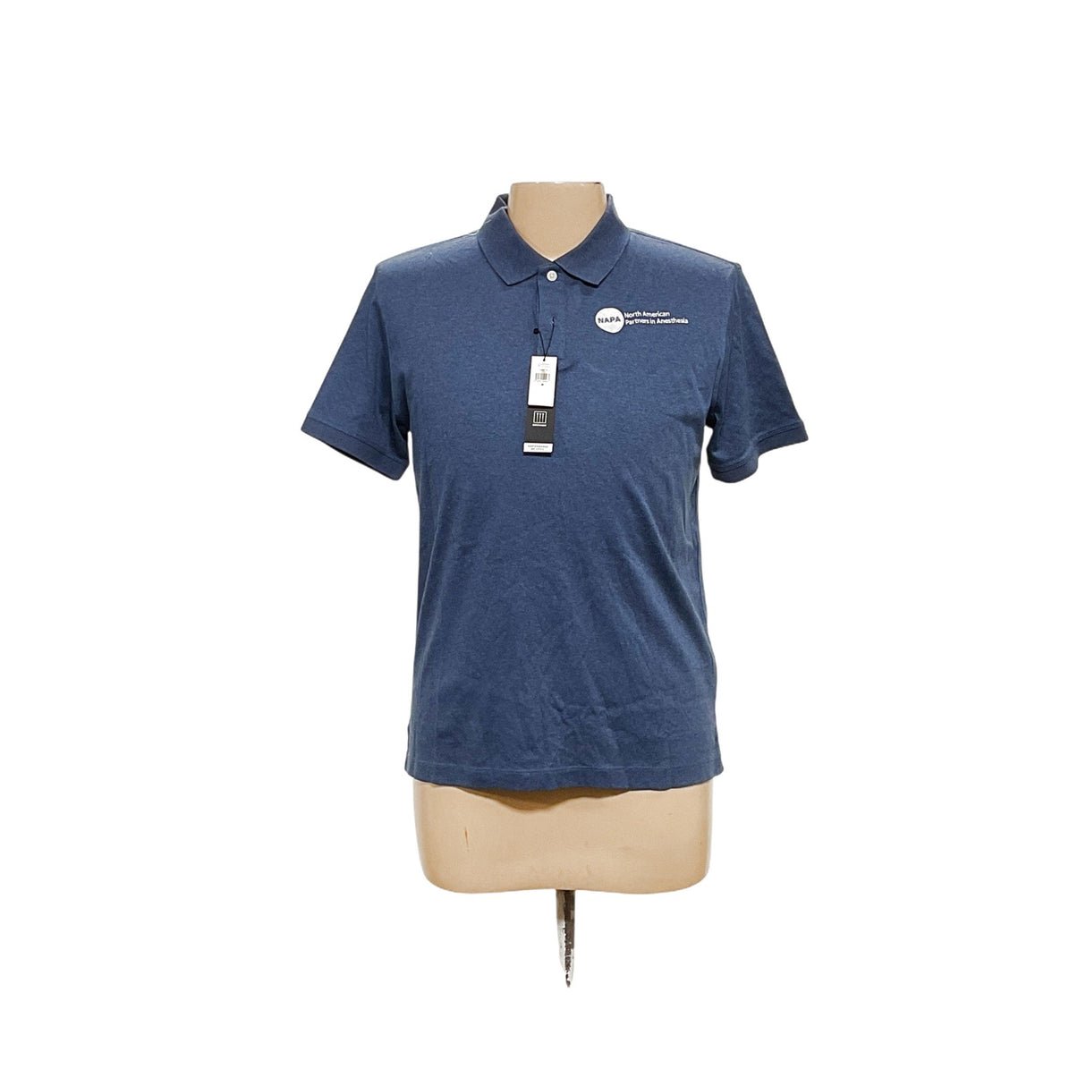 Banana Republic Blue Cotton Polo - Men's M