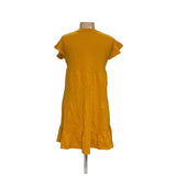 J. Crew Yellow Midi Shift Dress - XS