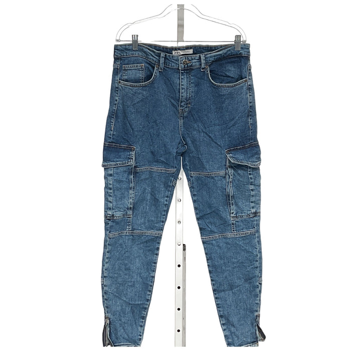 ZARA Blue Men's Ankle Jeans