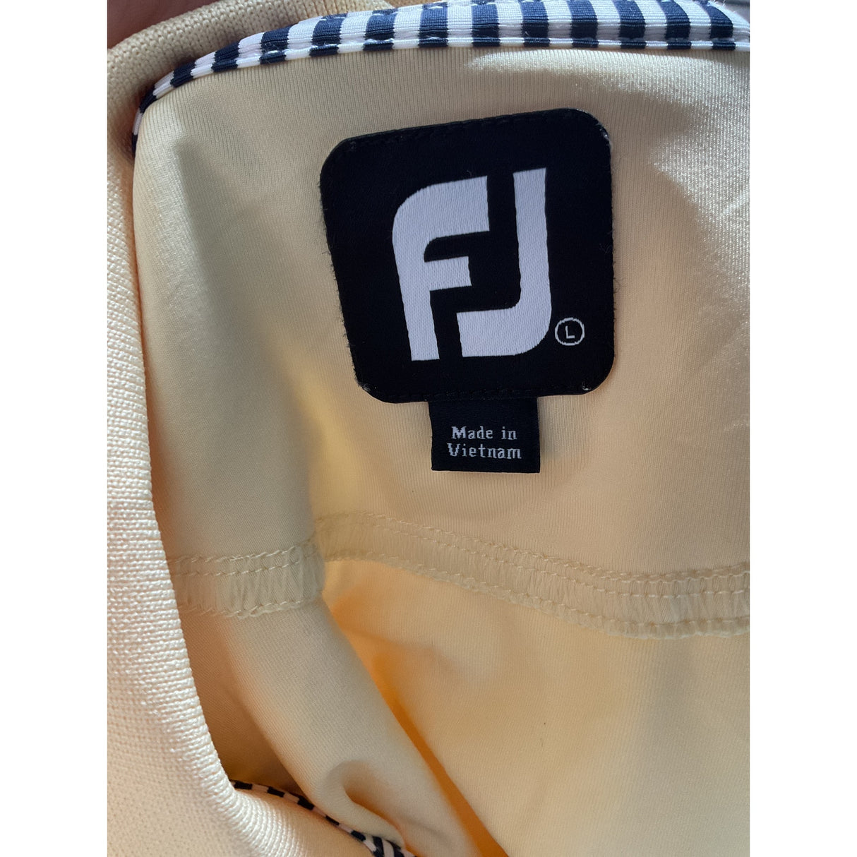 Footjoy Men's Yellow Polo - Size L