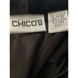 Chico's Black Velour Cardigan - Size 3