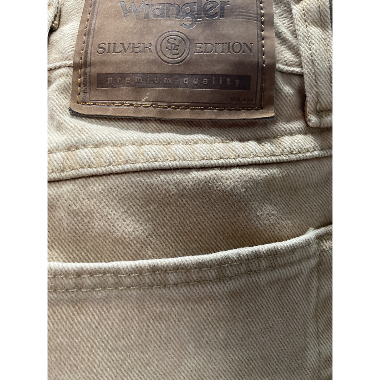 Wrangler Men's Beige Jeans - 36/30