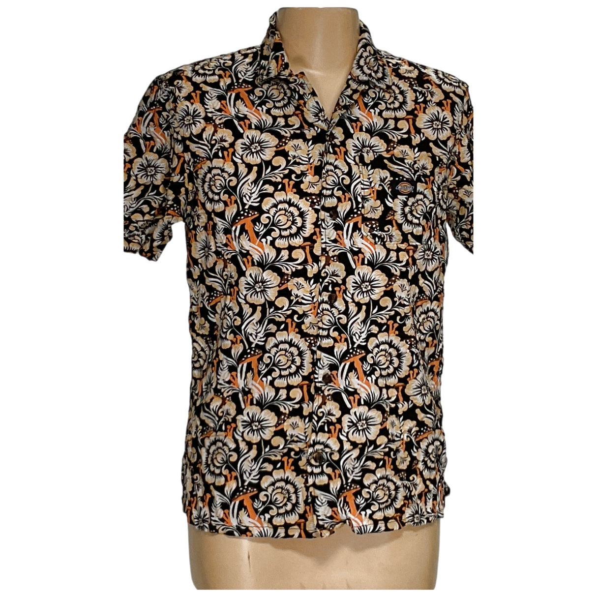 Dickies Men's Multicolor Short Sleeve Button-Up Shirt