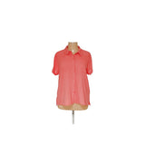 Calvin Klein Women's Pink XL Canvas Button-Up