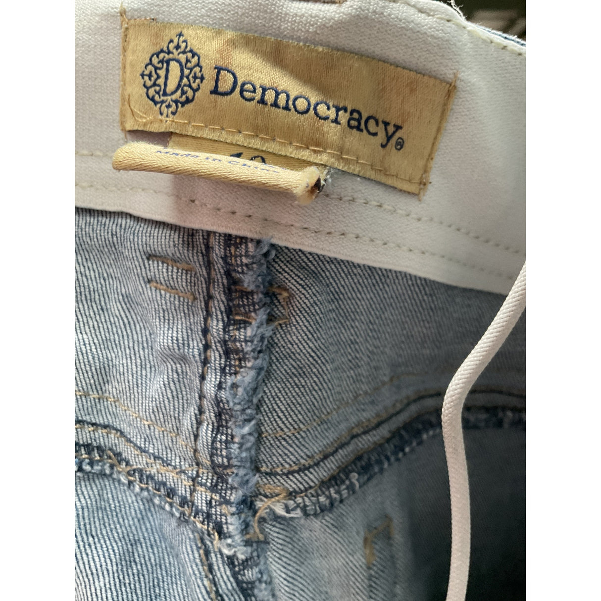 Democracy Blue Ankle Jeans Size 10