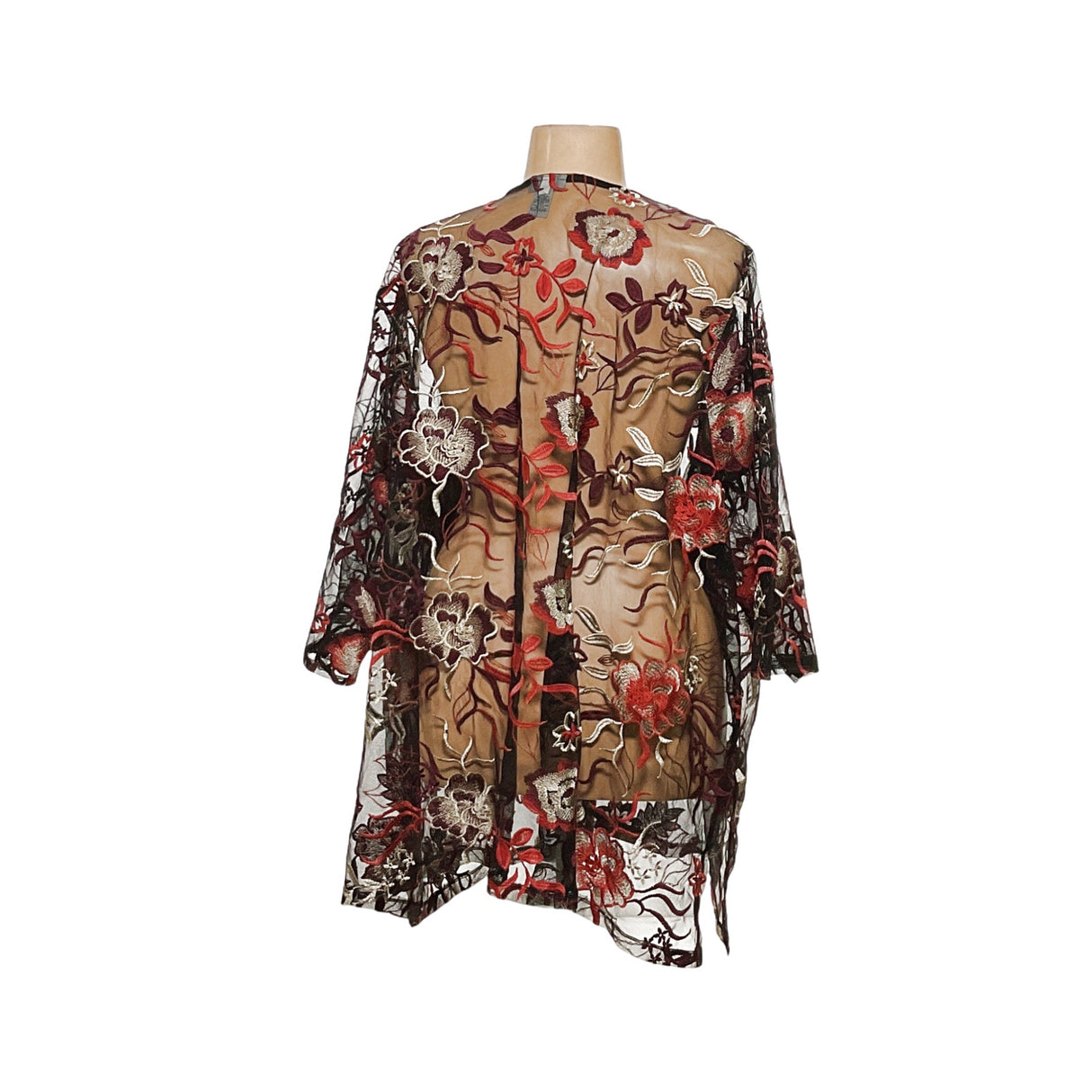 Catherines Multicolor Floral Cardigan