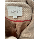 LOFT Trench Coat - Multicolor Wool - Size 6