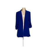 Fashion Nova Blue Basic Blazer Women's L