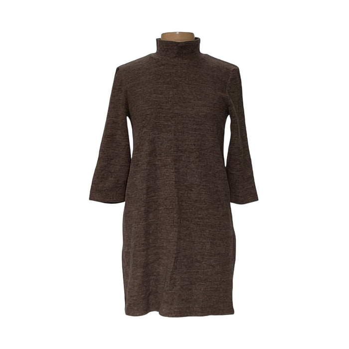 Zara Brown Blouson Dress - Size M