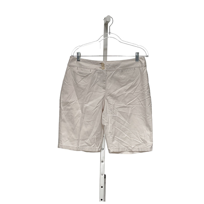 Ann Taylor Beige Bermuda Shorts Sz 10