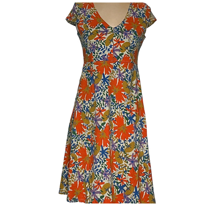 TOAD&CO Multicolor Midi A-Line Dress