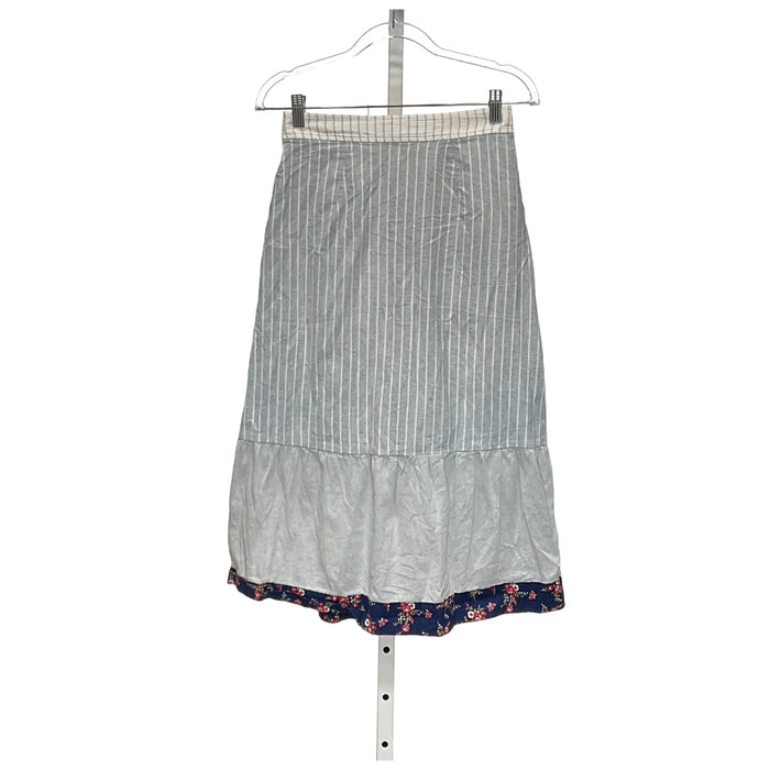 MADEWELL Blue A-Line Skirt