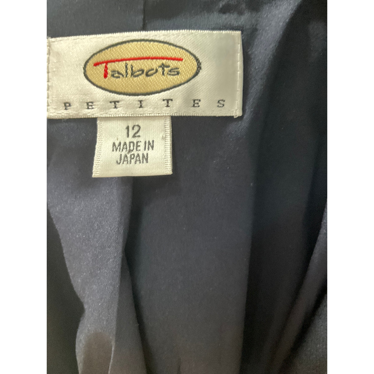 Talbots Blue Wool Blazer - Women's Size 12