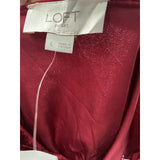 LOFT Red Polyester Blouse - Women's L