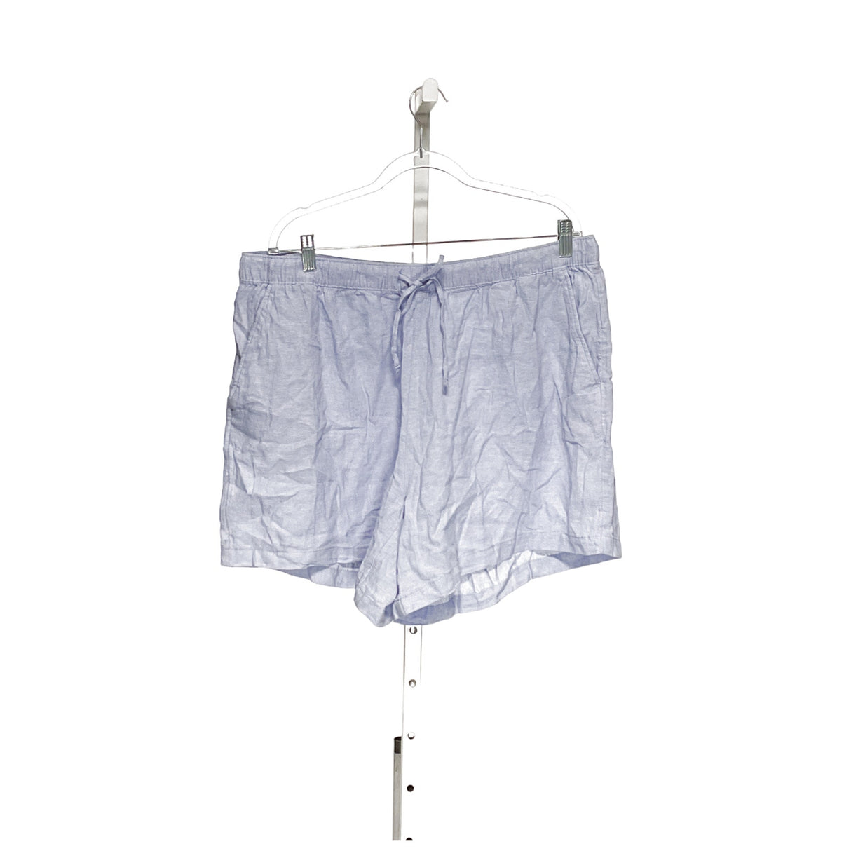 Tahari Blue Plus Size Sailor Shorts