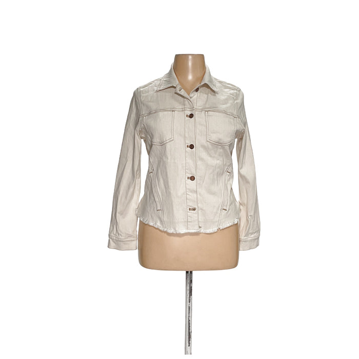 Chico's Beige Cotton Jacket